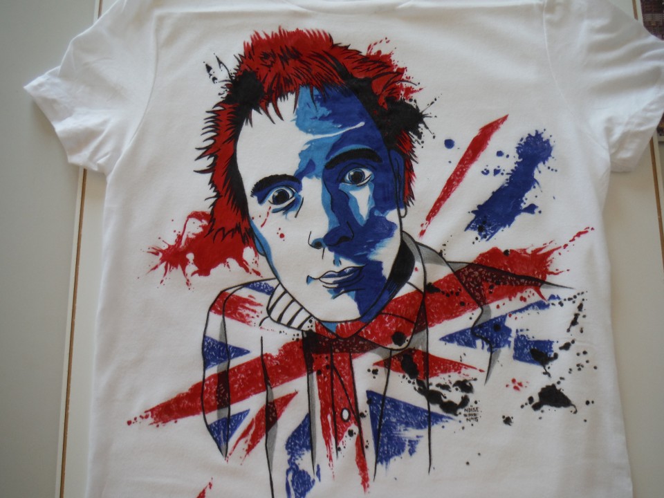 Custom Johnny Rotten Tshirt – Strasbourg